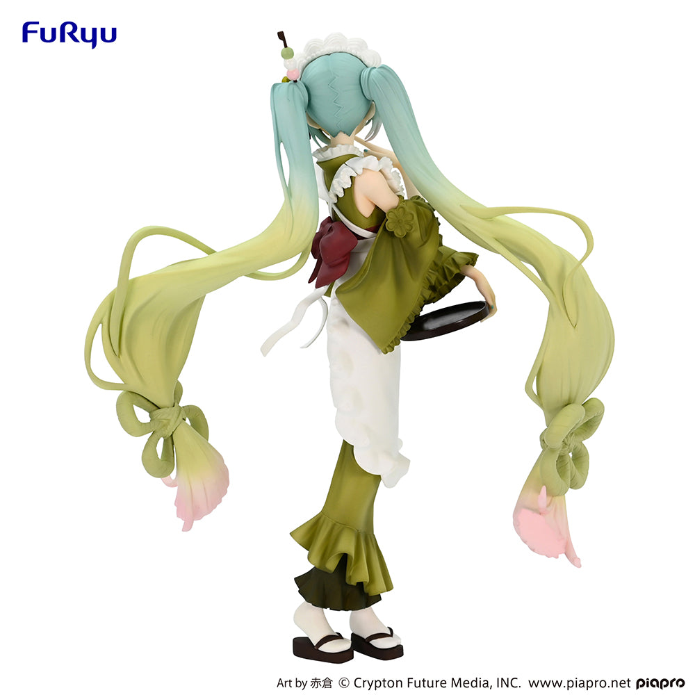 [PREORDER] Hatsune Miku Exceed Creative Figure -Matcha Green Tea Parfait Prize Figure - Glacier Hobbies - FuRyu Corporation