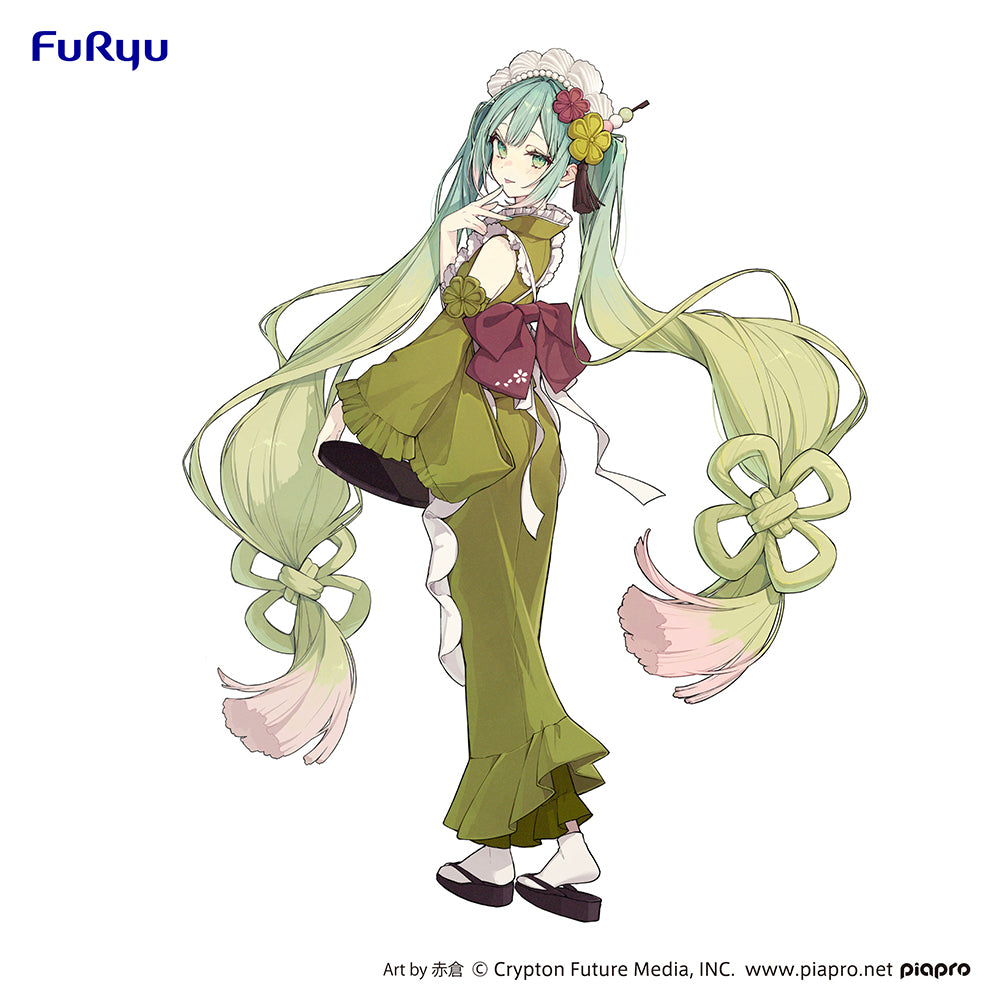 [PREORDER] Hatsune Miku Exceed Creative Figure -Matcha Green Tea Parfait Prize Figure - Glacier Hobbies - FuRyu Corporation