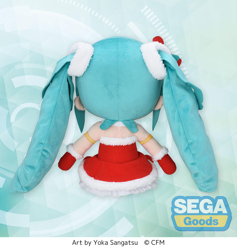 [PREORDER] Hatsune Miku Series SP Fluffy Plush "Hatsune Miku" Christmas 2022 - Plushies - Glacier Hobbies - SEGA