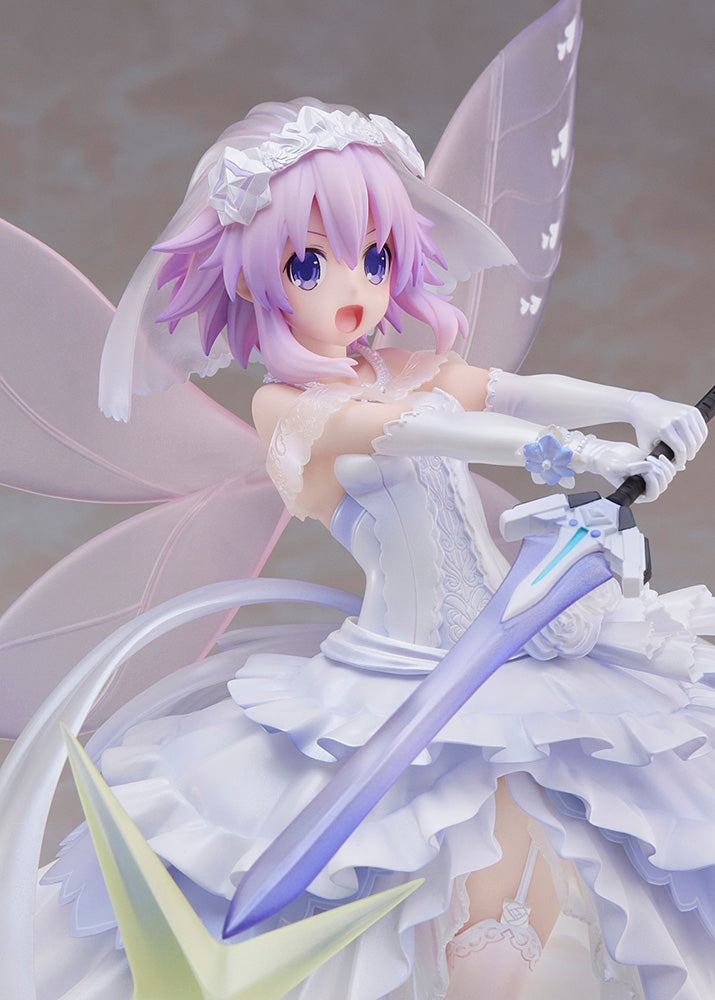 [PREORDER] Hyperdimension Neptunia 1:7 PVC Figure Neptune Little Purple ver. - 1/7 Scale - Glacier Hobbies - Broccoli
