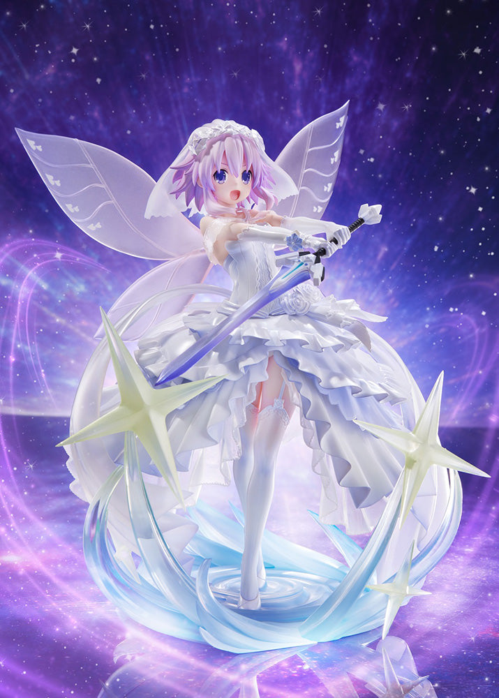 [PREORDER] Hyperdimension Neptunia 1:7 PVC Figure Neptune Little Purple ver. - 1/7 Scale - Glacier Hobbies - Broccoli