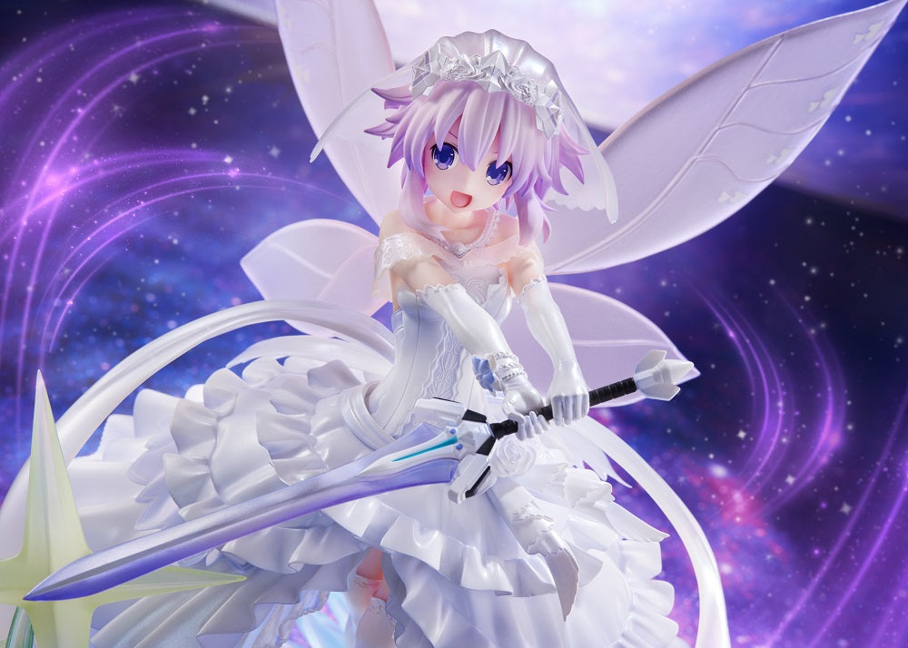 [PREORDER] Hyperdimension Neptunia 1:7 PVC Figure Neptune Little Purple ver. - 1/7 Scale - Glacier Hobbies - Broccoli
