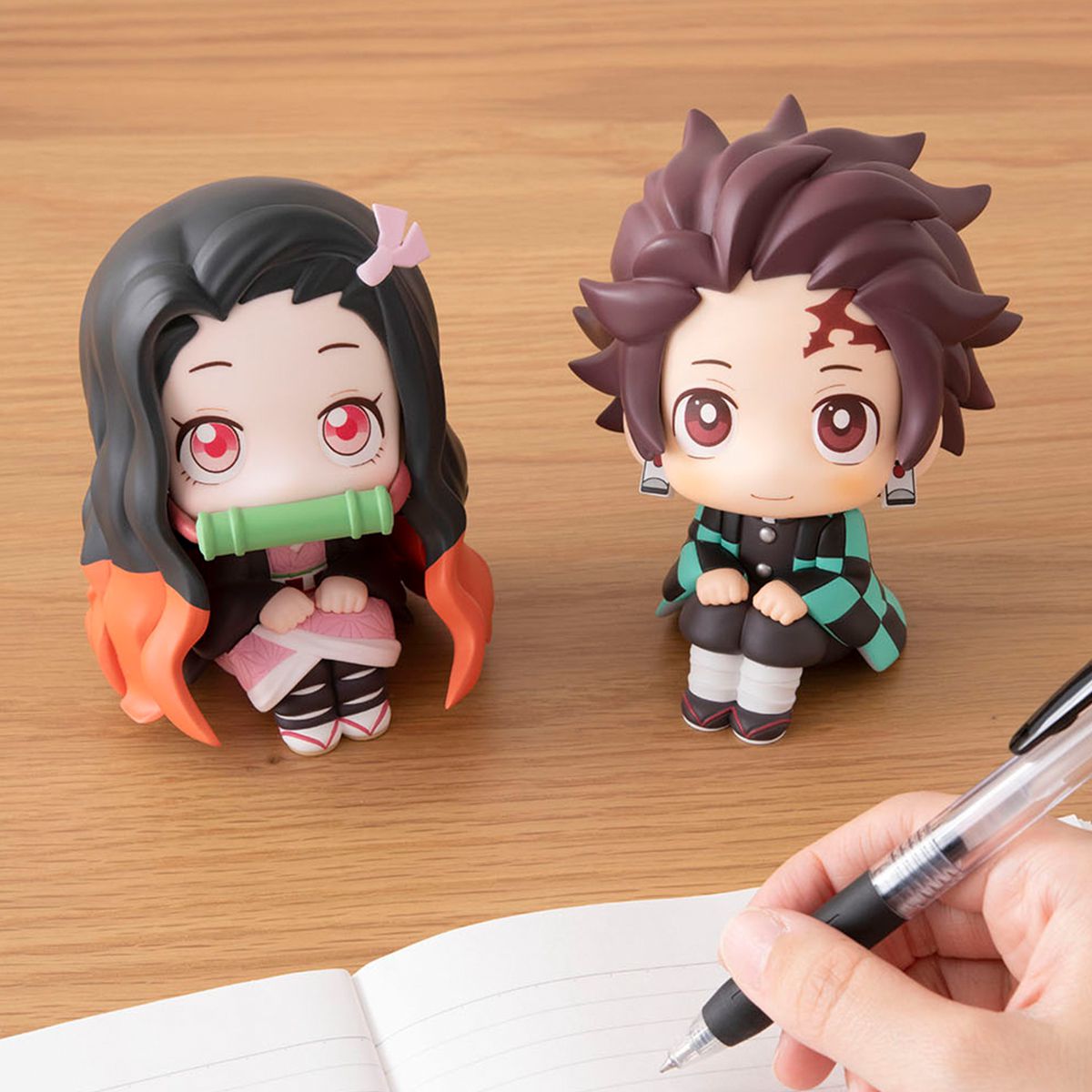 LOOK UP SERIES Demon Slayer TANJIRO & NEZUKO SET [with gift] - Glacier Hobbies - Megahouse