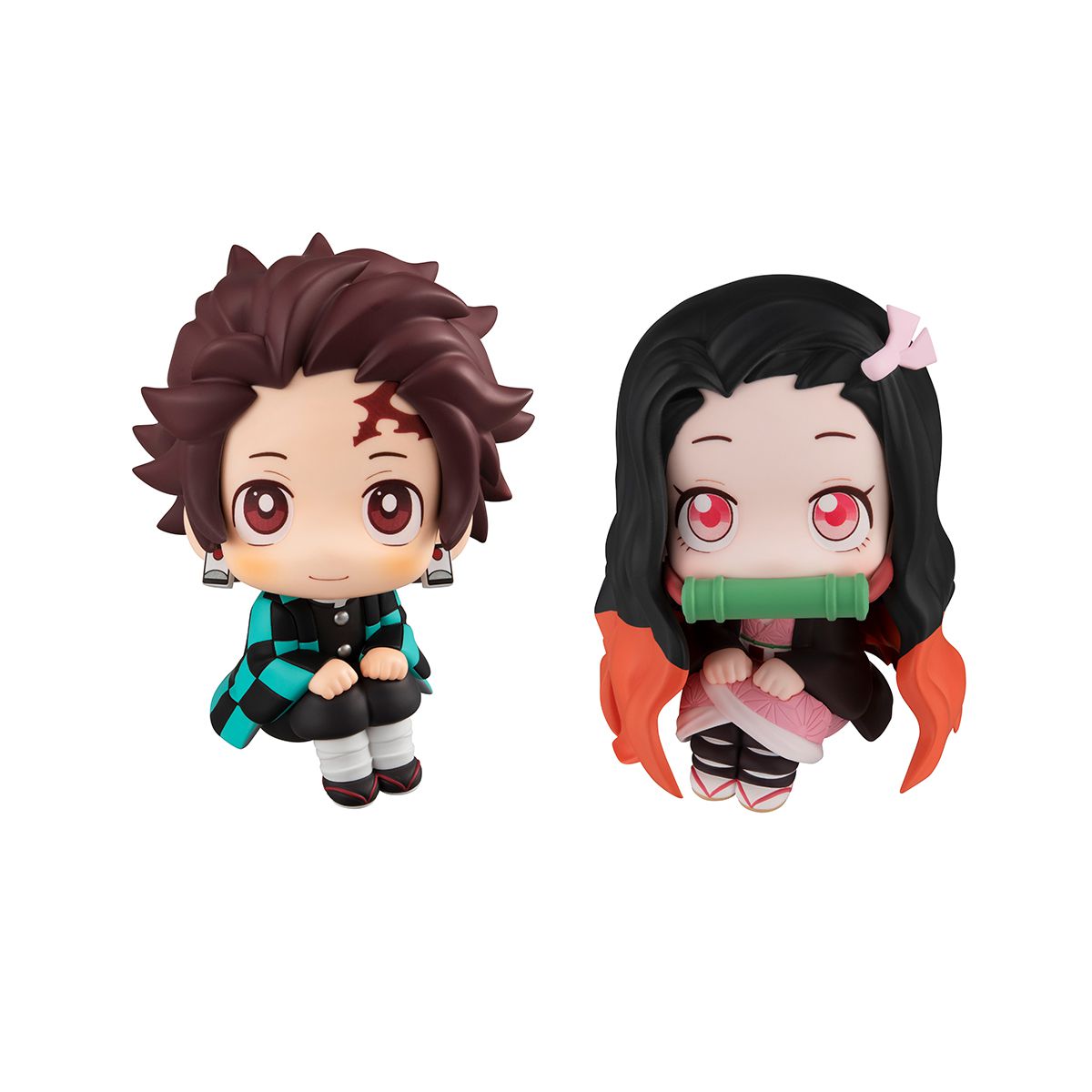 LOOK UP SERIES Demon Slayer TANJIRO & NEZUKO SET [with gift] - Glacier Hobbies - Megahouse