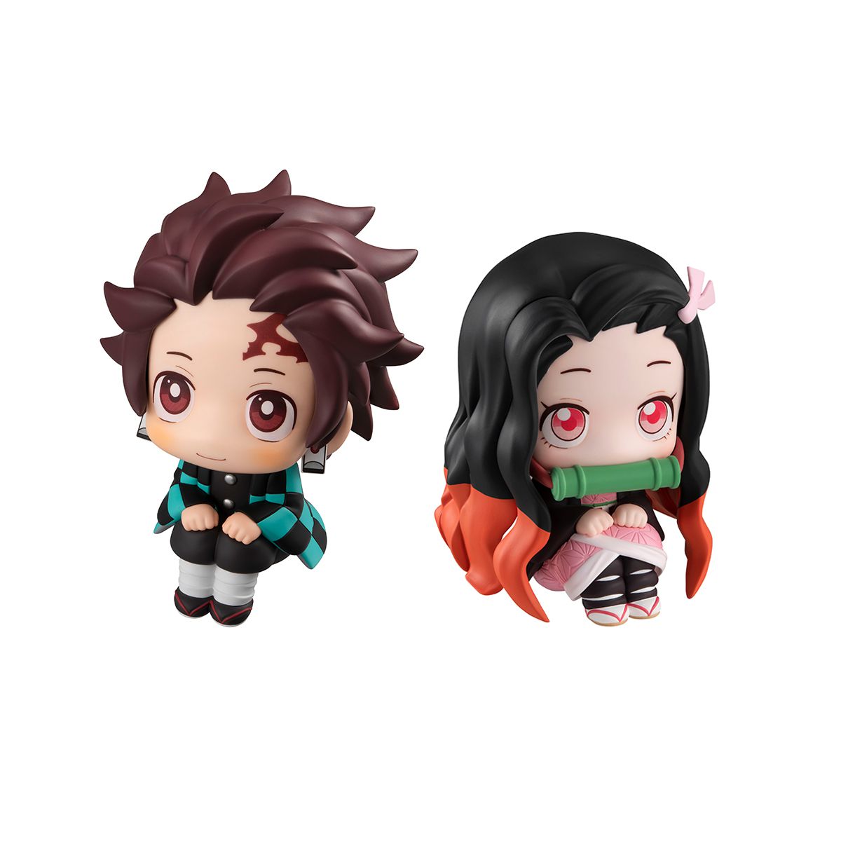 LOOK UP SERIES Demon Slayer TANJIRO & NEZUKO SET [with gift] - Glacier Hobbies - Megahouse