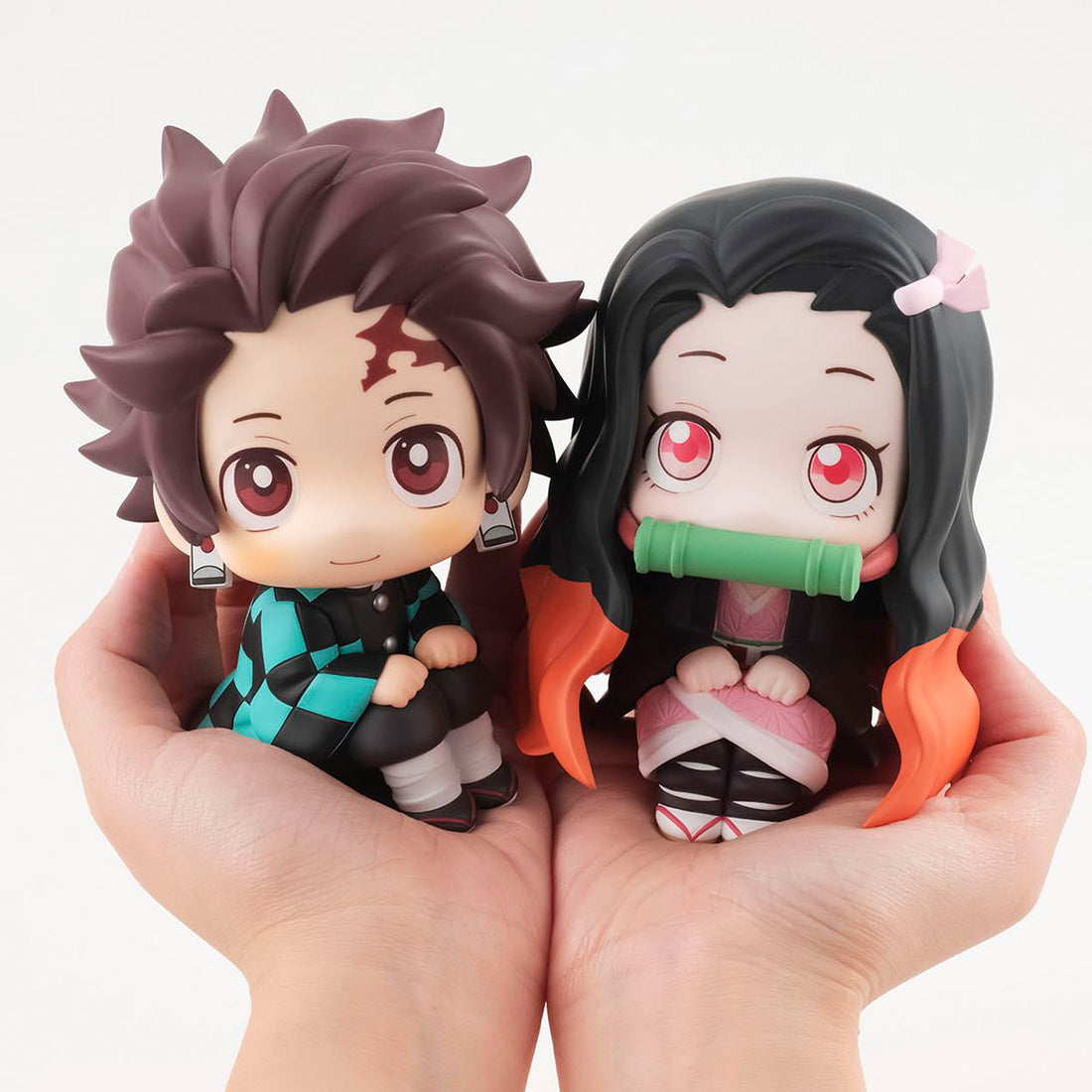 LOOK UP SERIES Demon Slayer TANJIRO & NEZUKO SET [with gift] - Glacier Hobbies - Megahouse