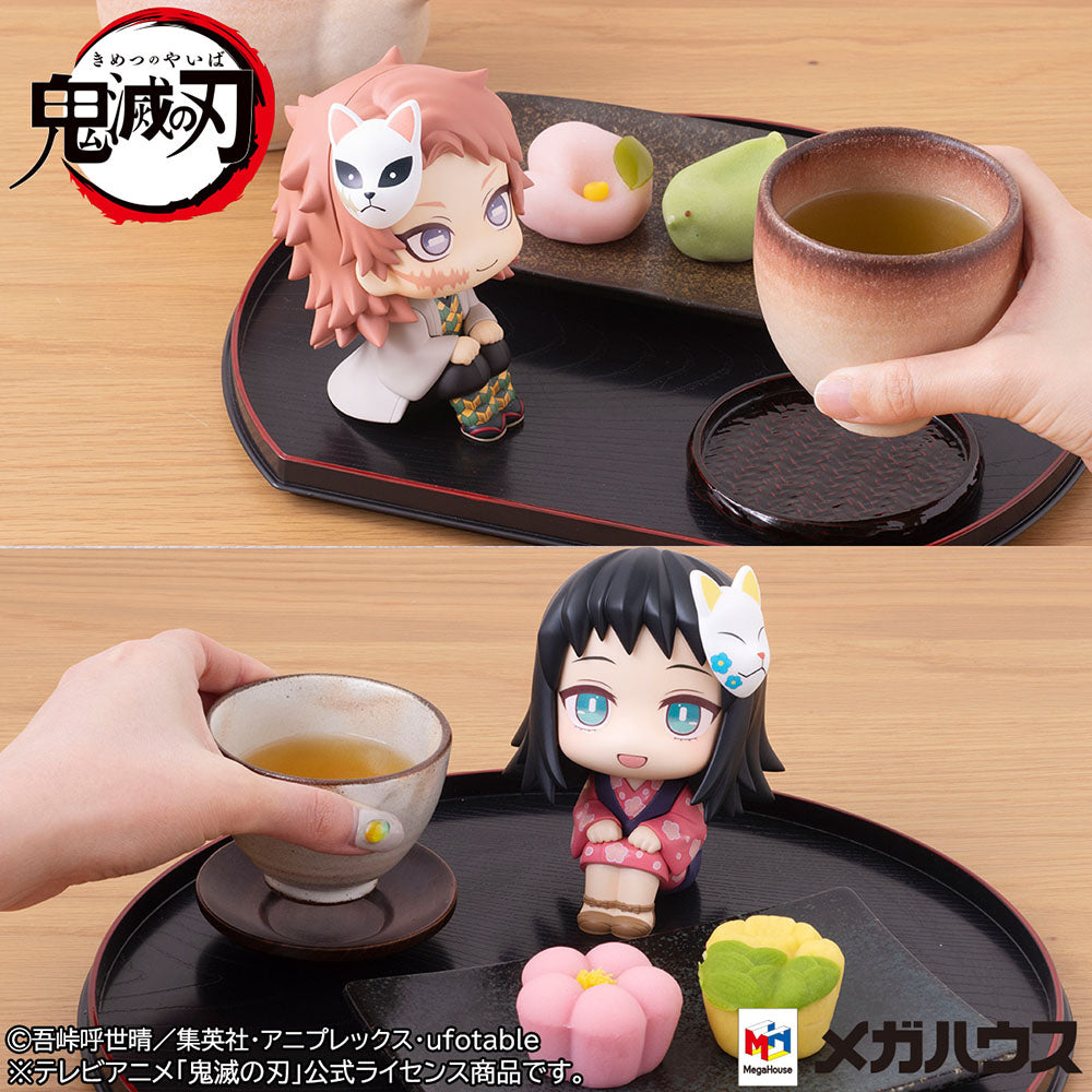 [PREORDER] Lookup Demon Slayer: Kimetsu no Yaiba Sabito & Makomo set [with gift] Non-Scale Figure - Glacier Hobbies - Megahouse