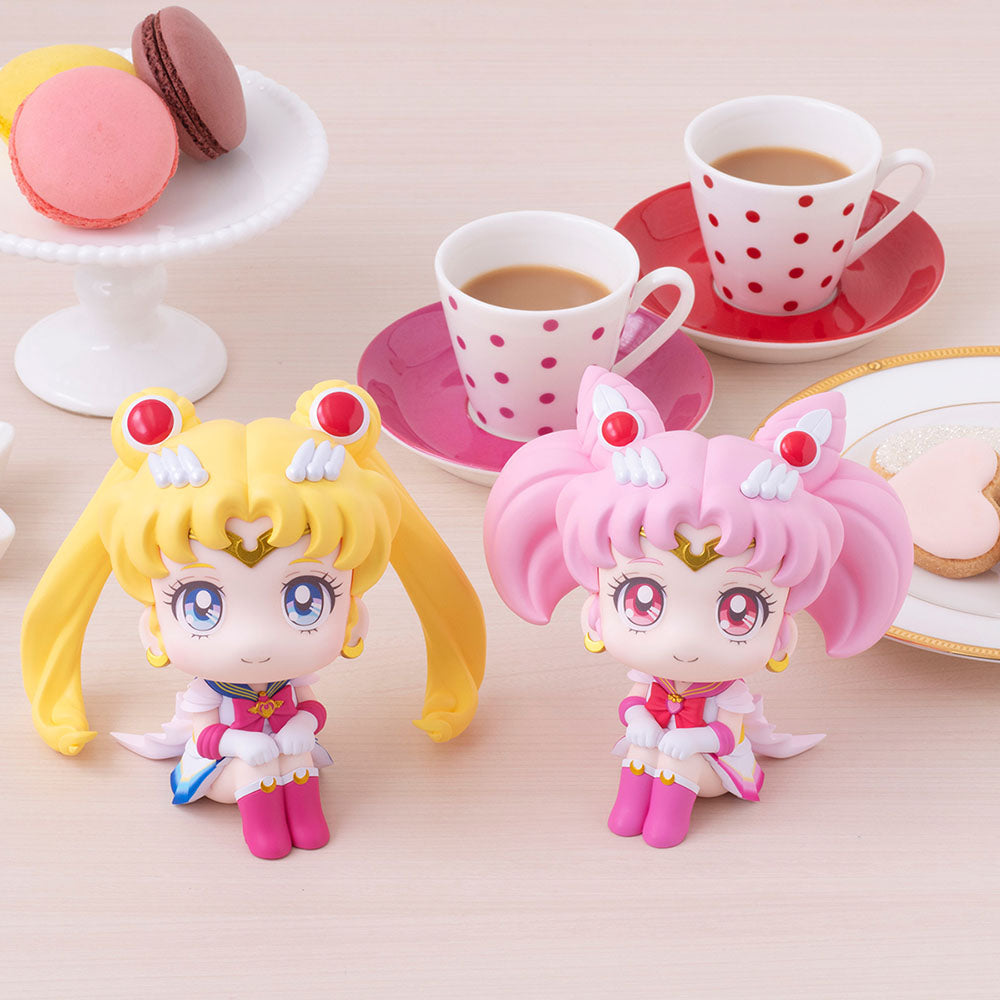 [PREORDER] Lookup Pretty Guardian Sailor Moon -Super Sailor Moon & Super Chibi Moon set [with gift] Non-Scale Figure - Glacier Hobbies - Megahouse