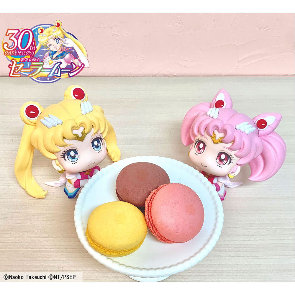 [PREORDER] Lookup Pretty Guardian Sailor Moon -Super Sailor Moon & Super Chibi Moon set [with gift] Non-Scale Figure - Glacier Hobbies - Megahouse