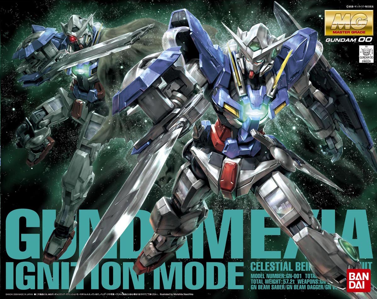 MG 1/100 Gundam Exia Ignition Mode - Glacier Hobbies - Bandai