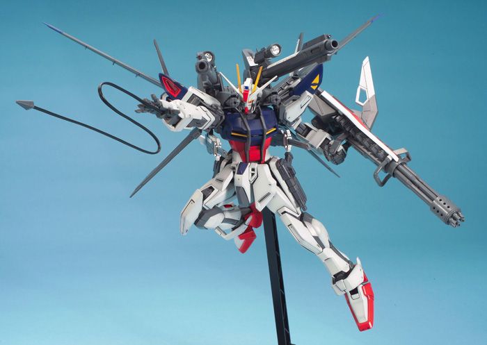MG 1/100 Lukas's Strike E + I.W.S.P. - Master Grade SEED Astray | Glacier Hobbies