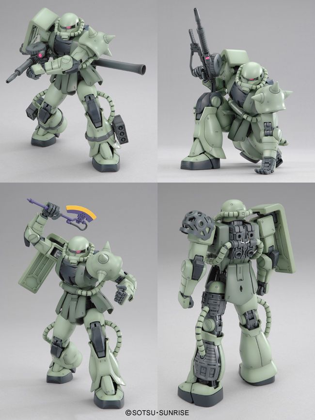 MG 1/100 MS-06J Zaku II Ver. 2.0 - Master Grade Mobile Suit Gundam | Glacier Hobbies