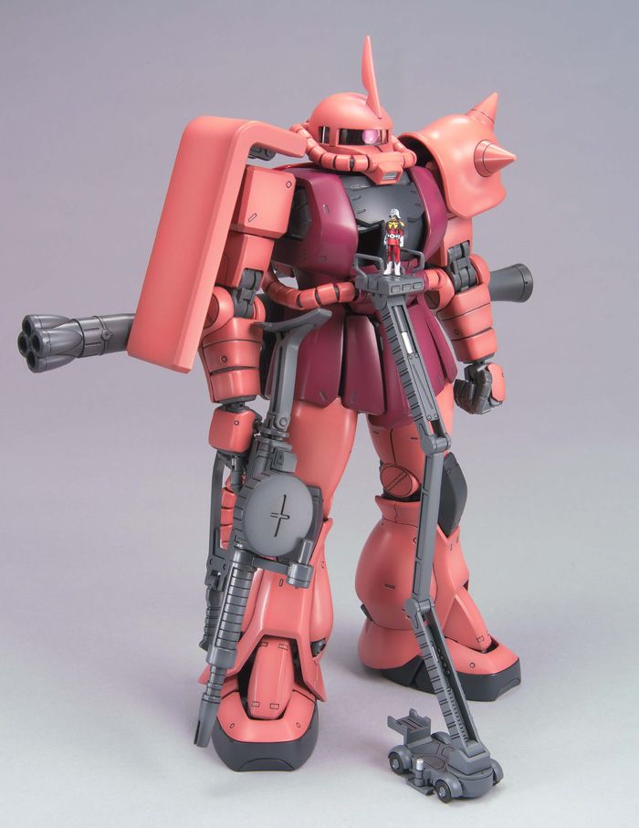 MG 1/100 Zaku II Ver. 2.0 (Char Aznable Custom) - Master Grade Mobile Suit Gundam