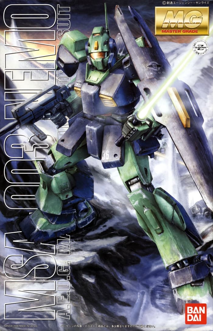 MG 1/100 Nemo - Master Grade Mobile Suit Zeta Gundam | Glacier Hobbies