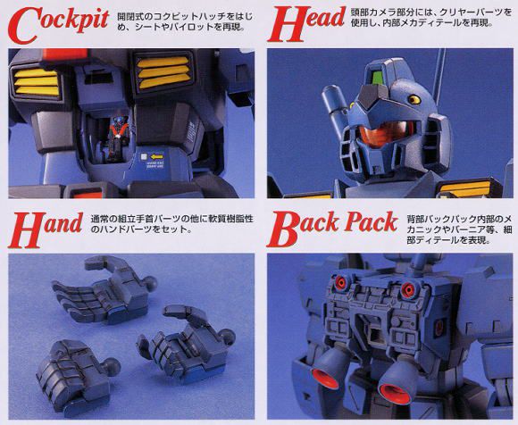 MG 1/100 GM Quel - Master Grade Mobile Suit Gundam 0083: Stardust Memory | Glacier Hobbies