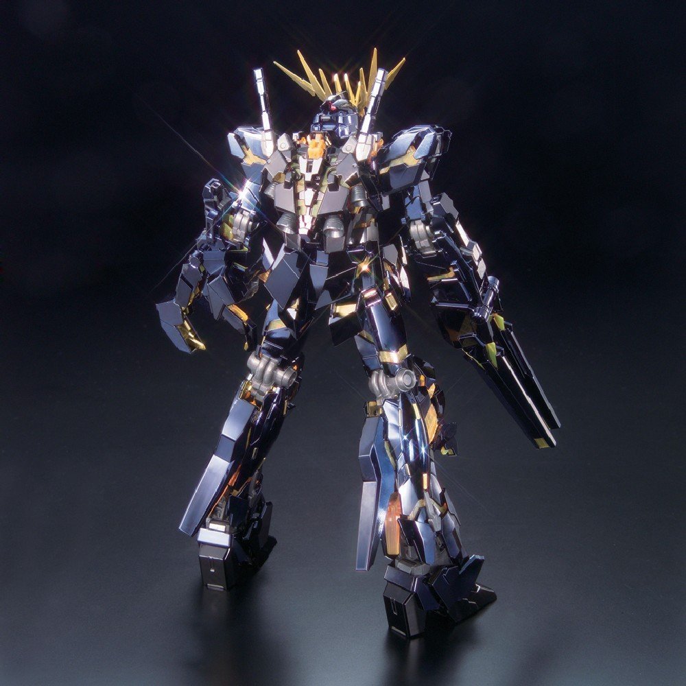 MG 1/100 Unicorn Gundam 02 Banshee OVA Ver (Titanium Finish) - Glacier Hobbies - Bandai