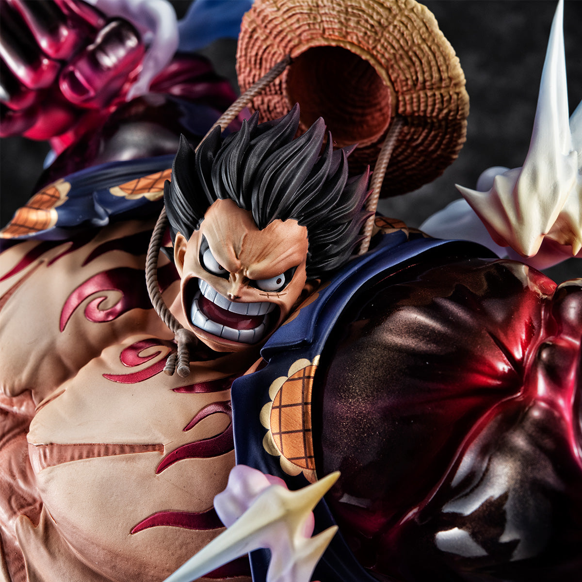 Portrait.Of.Pirates ONE PIECE "SA-MAXIMUM" Monkey D. Luffy Gear Four "Boundman" Ver.2 - Non Scale Figure - Glacier Hobbies - MegaHouse