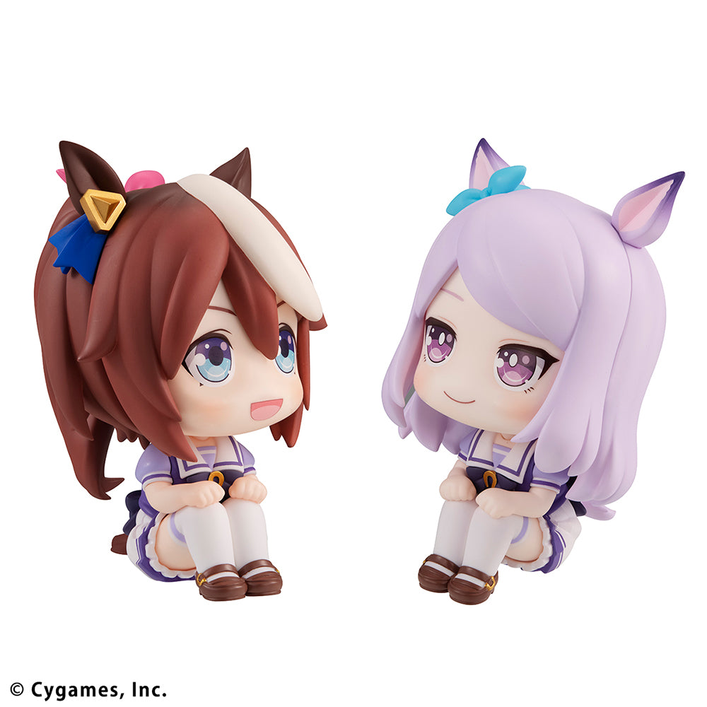 [PREORDER] Look up Uma Musume Pretty Derby Tokai Teio & Mejiro McQueen [with gift] - Non Scale Figure - Glacier Hobbies - MegaHouse