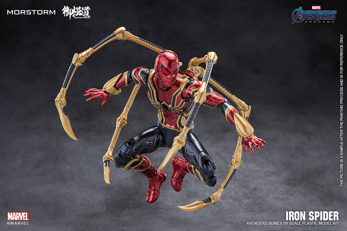 Morstorm x Eastern Model 1/9 Iron Spider Model Kit (Deluxe Ver) - Glacier Hobbies - EASTERN MODEL