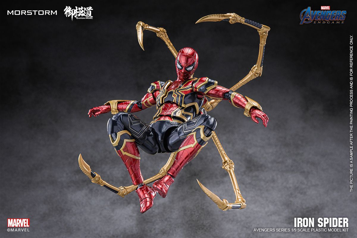 Morstorm x Eastern Model 1/9 Iron Spider Model Kit (Deluxe Ver) - Glacier Hobbies - EASTERN MODEL