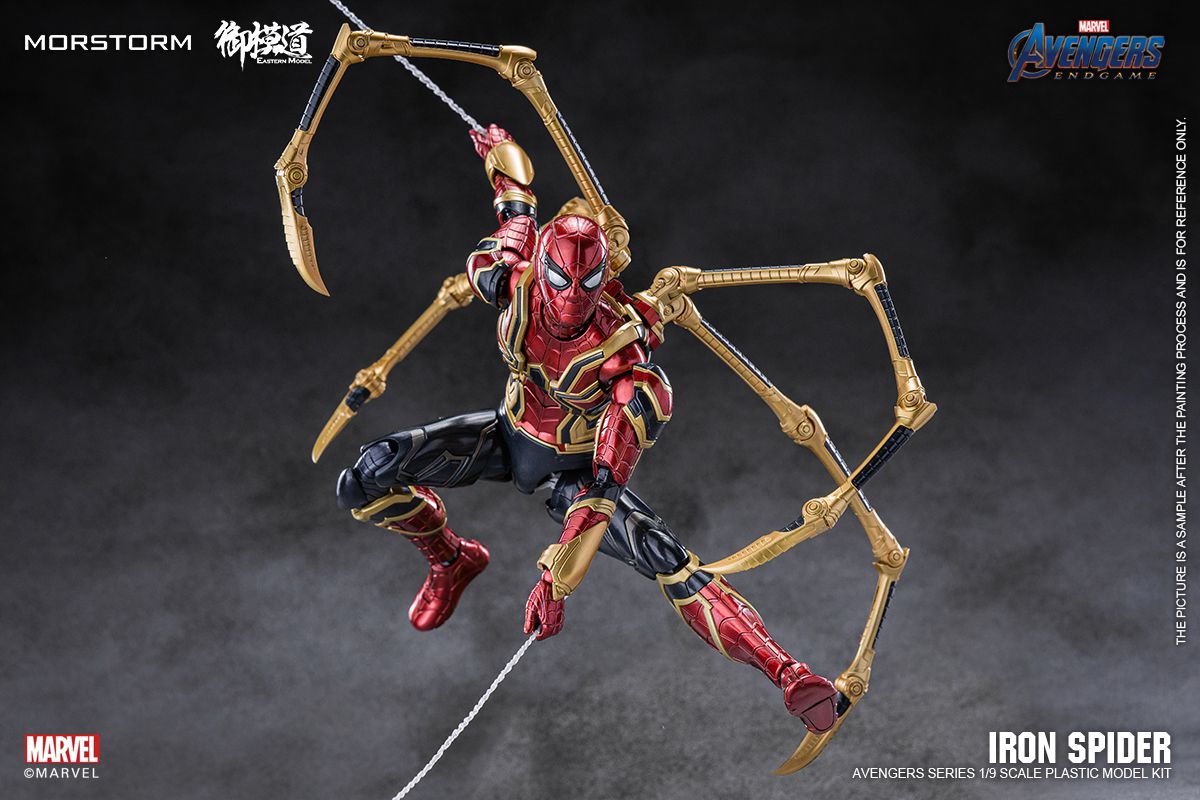 Morstorm x Eastern Model 1/9 Iron Spider Model Kit (Deluxe Ver) - Glacier Hobbies - EASTERN MODEL