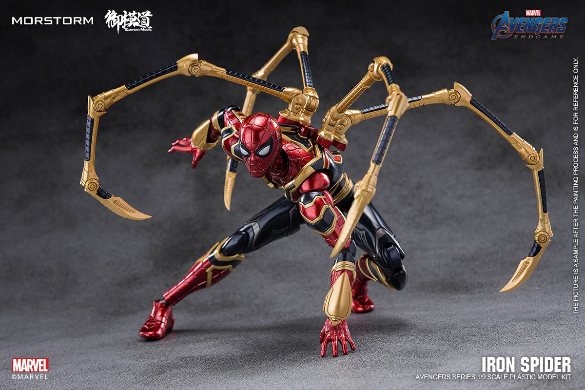 Morstorm x Eastern Model 1/9 Iron Spider Model Kit (Deluxe Ver) - Glacier Hobbies - EASTERN MODEL