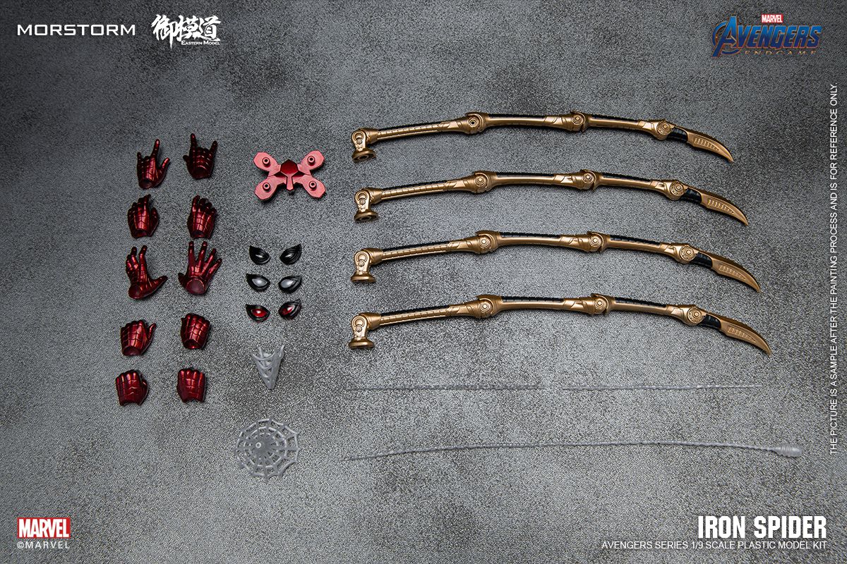 Morstorm x Eastern Model 1/9 Iron Spider Model Kit (Deluxe Ver) - Glacier Hobbies - EASTERN MODEL