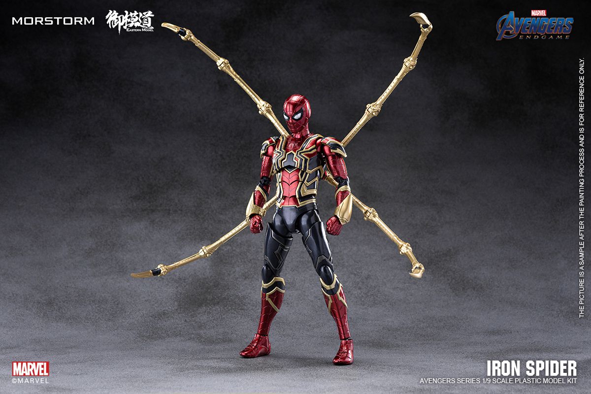Morstorm x Eastern Model 1/9 Iron Spider Model Kit (Deluxe Ver) - Glacier Hobbies - EASTERN MODEL