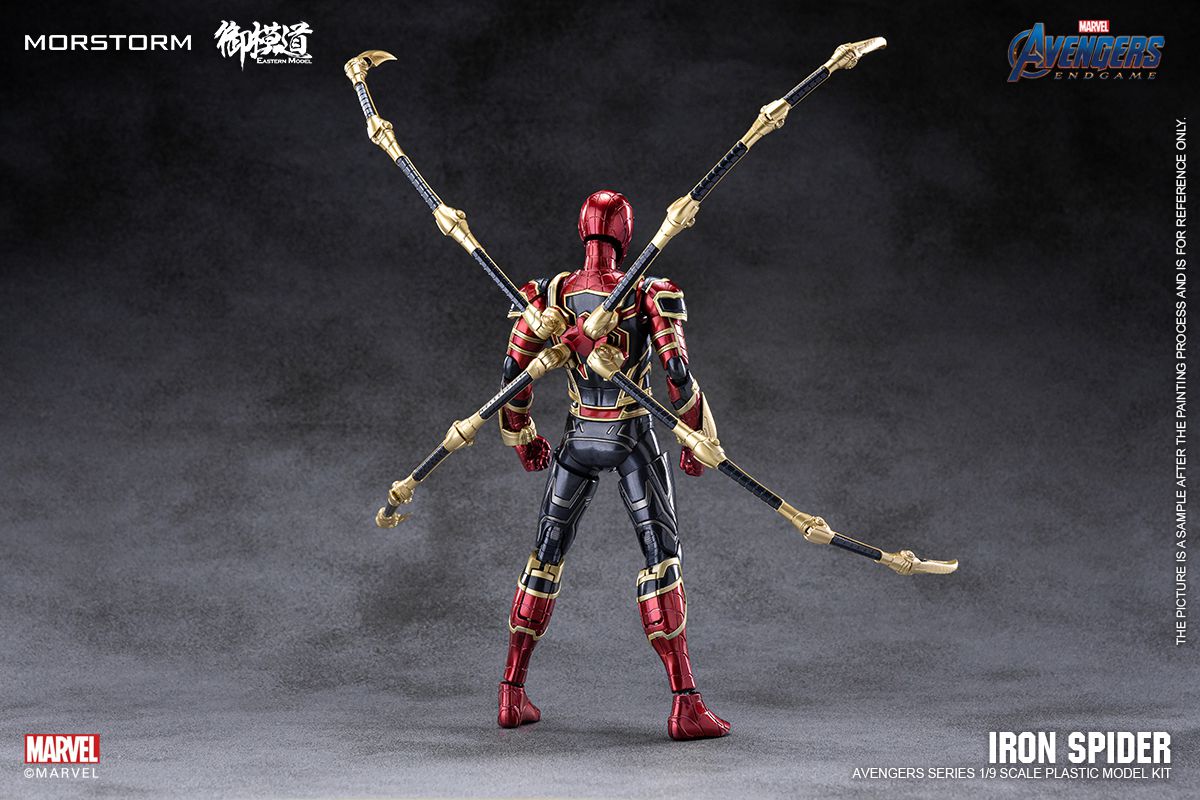 Morstorm x Eastern Model 1/9 Iron Spider Model Kit (Deluxe Ver) - Glacier Hobbies - EASTERN MODEL