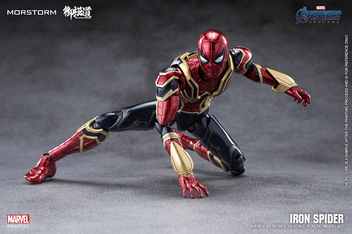 Morstorm x Eastern Model 1/9 Iron Spider Model Kit (Deluxe Ver) - Glacier Hobbies - EASTERN MODEL