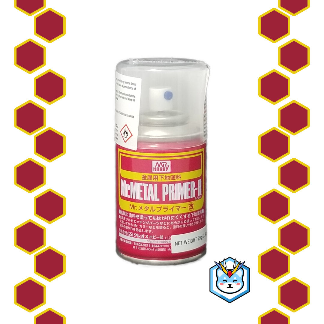 Mr. Metal Primer-R Spray - Glacier Hobbies - GSI Creo
