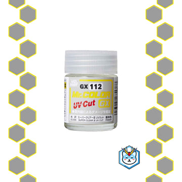 Mr. Clear Color GX112 Gloss Super Clear III UV Cut - Glacier Hobbies - GSI Creo