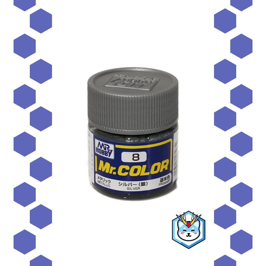 Mr. Color C8 Silver - Glacier Hobbies - GSI Creo