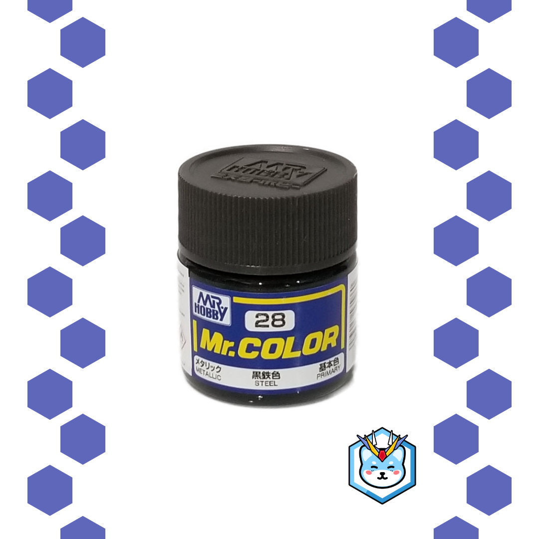 Mr. Color C28 Steel - Glacier Hobbies - GSI Creo