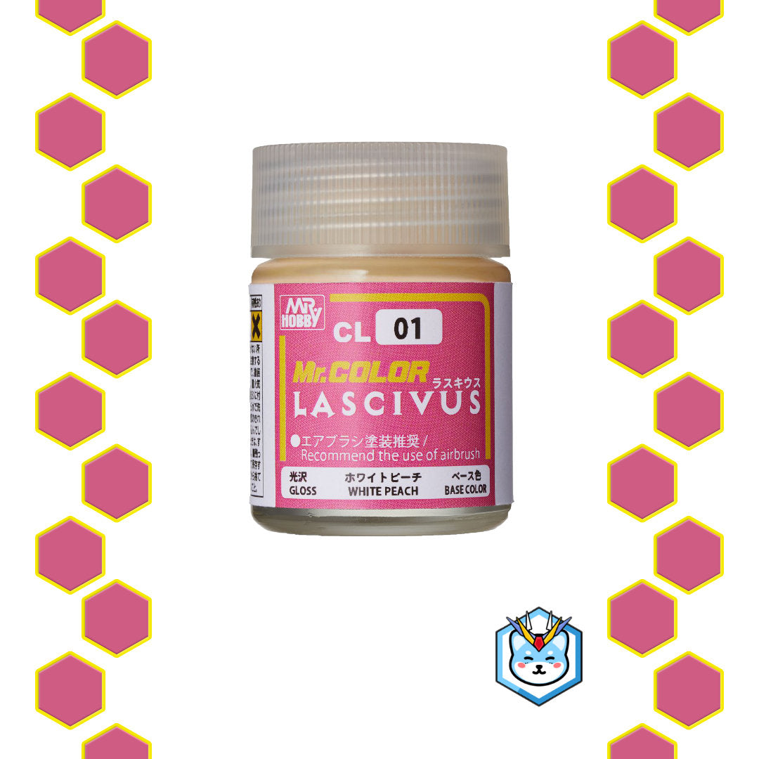 Mr. Color Lascivus CL01 White Peach - Glacier Hobbies - GSI Creo