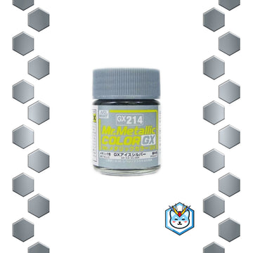 Mr. Metallic Color GX214 GX Ice Silver - Glacier Hobbies - GSI Creo