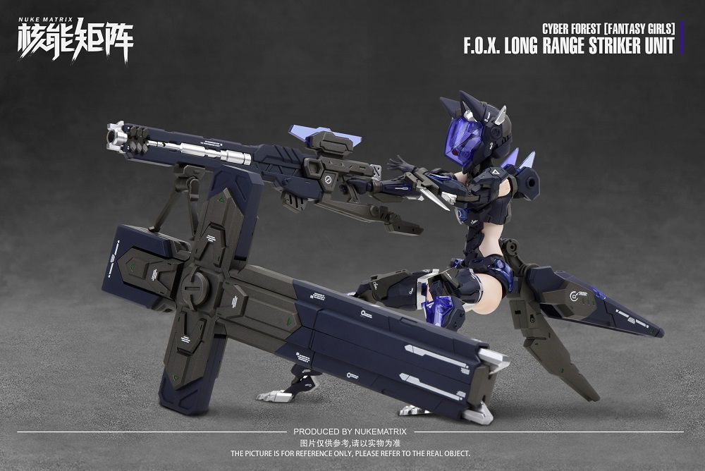NUKE MATRIX "Cyber Forest Fantasy Girls" F.O.X. Long Range Striker Unit - Glacier Hobbies - NUKE MATRIX