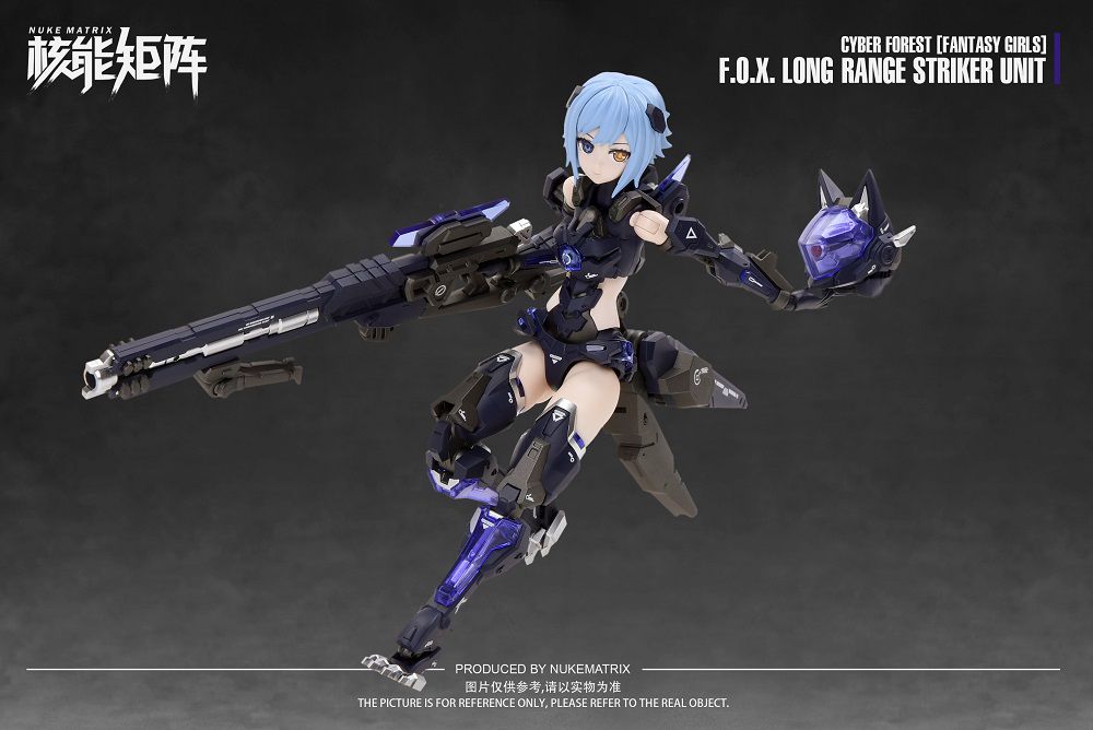 NUKE MATRIX "Cyber Forest Fantasy Girls" F.O.X. Long Range Striker Unit - Glacier Hobbies - NUKE MATRIX