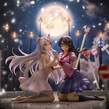 [PREORDER] Nekomonogatari Tsubasa Hanekawa 2pk Set Complete Figure - Glacier Hobbies - Union Creative