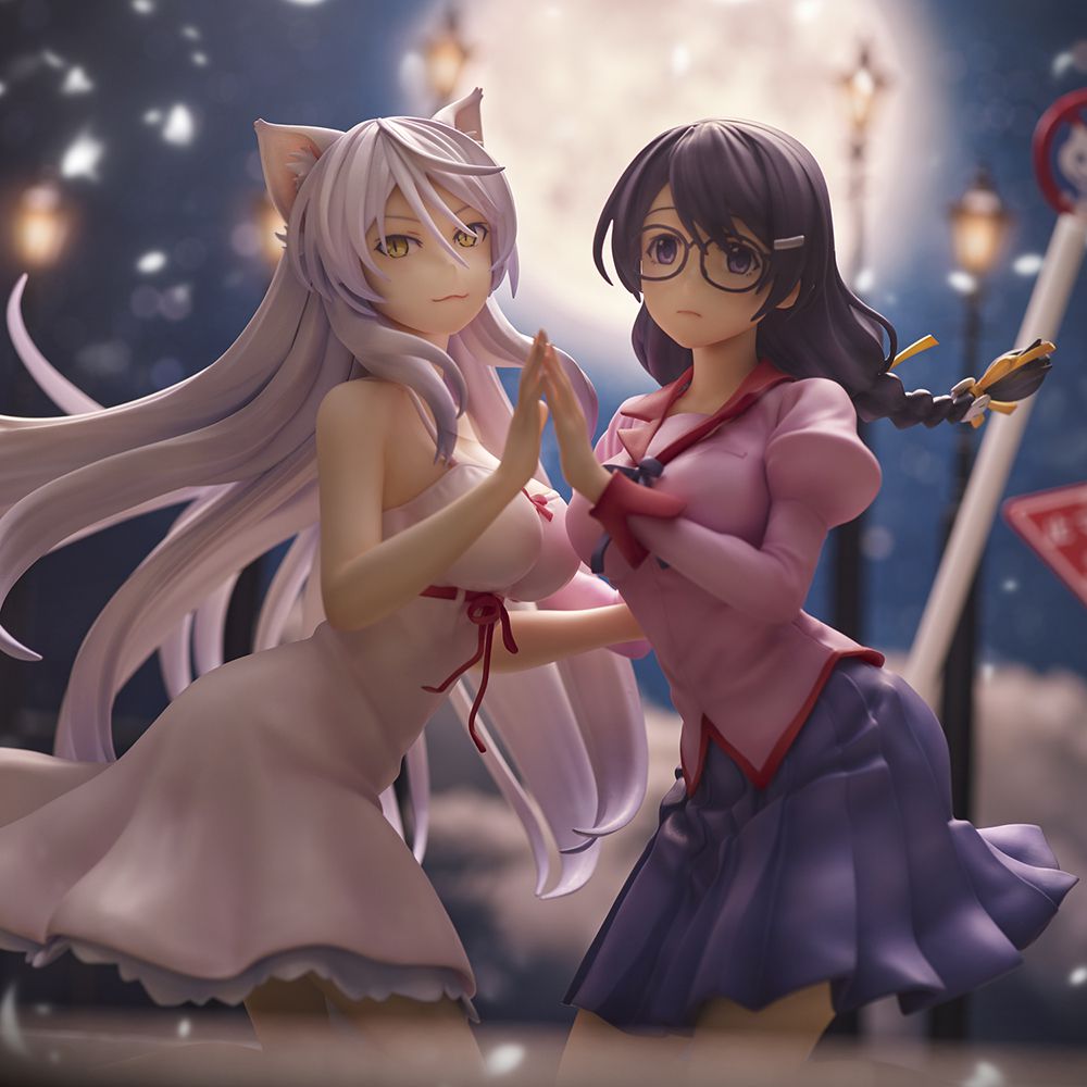 [PREORDER] Nekomonogatari Tsubasa Hanekawa 2pk Set Complete Figure - Glacier Hobbies - Union Creative