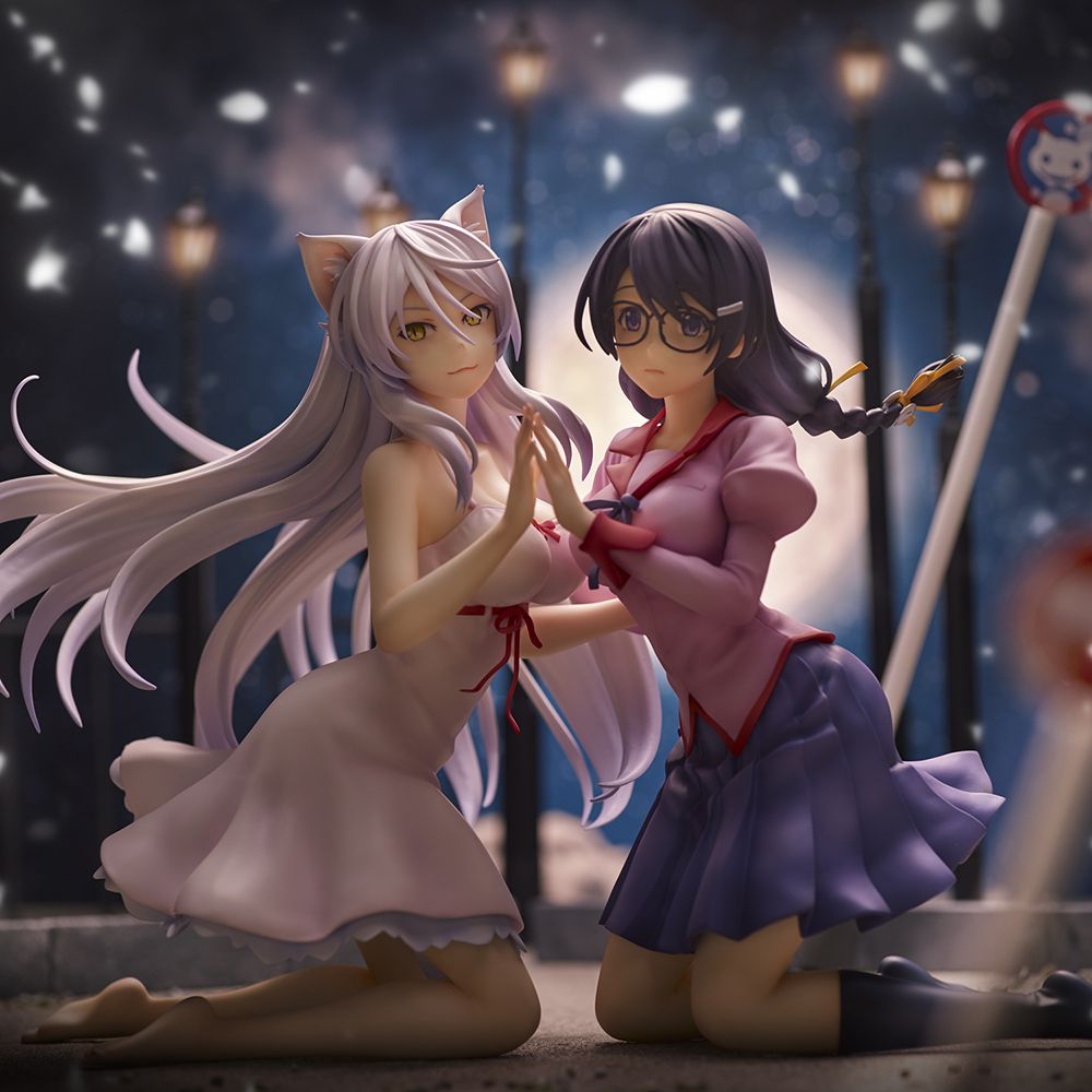 [PREORDER] Nekomonogatari Tsubasa Hanekawa 2pk Set Complete Figure - Glacier Hobbies - Union Creative