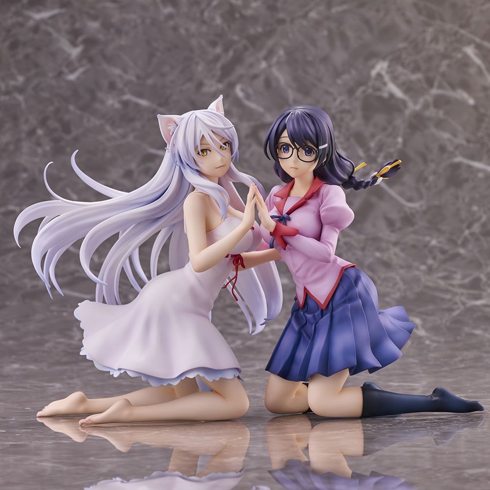 [PREORDER] Nekomonogatari Tsubasa Hanekawa 2pk Set Complete Figure - Glacier Hobbies - Union Creative