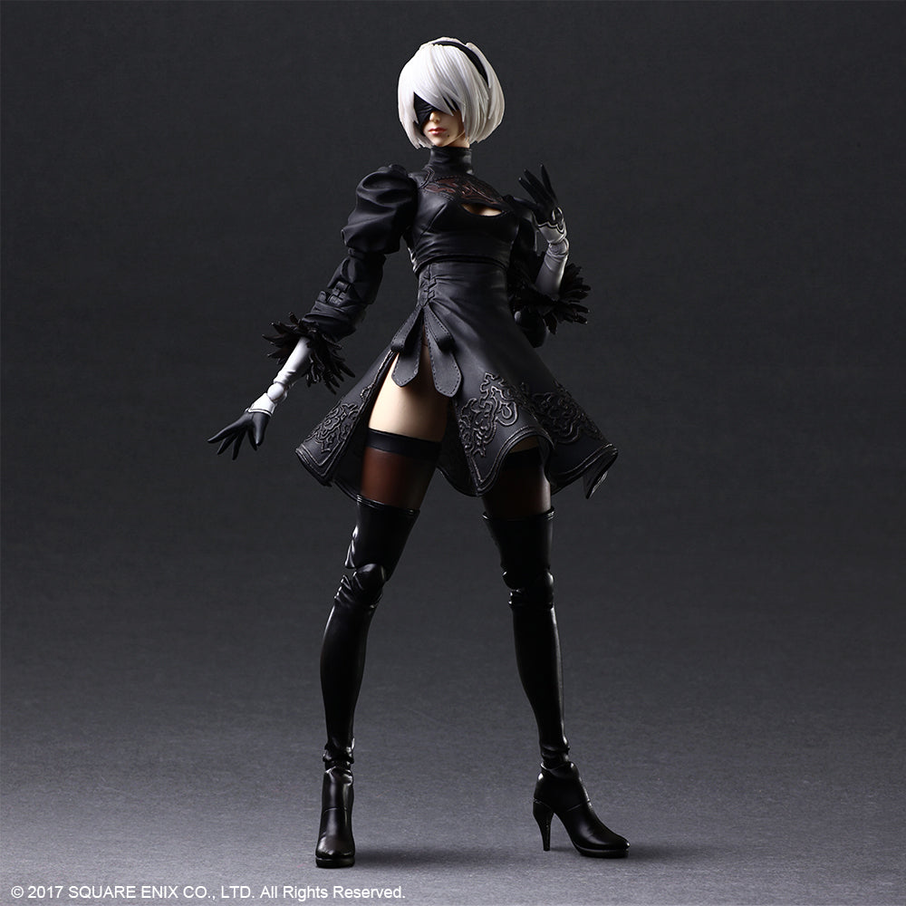 NieR:Automata® PLAY ARTS KAI™ Action Figure – 2B (YoRHa No. 2 Type B) DELUXE Ver. - Glacier Hobbies - Square Enix