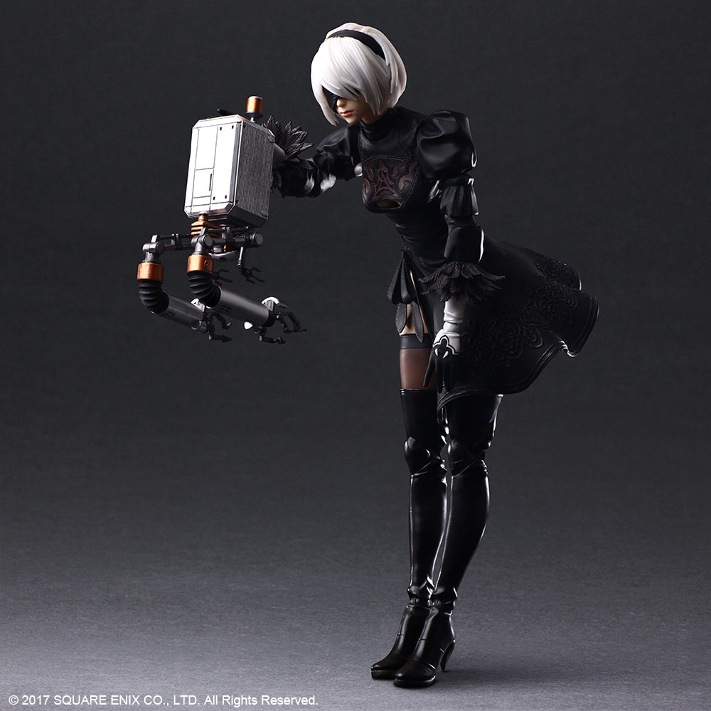NieR:Automata® PLAY ARTS KAI™ Action Figure – 2B (YoRHa No. 2 Type B) DELUXE Ver. - Glacier Hobbies - Square Enix
