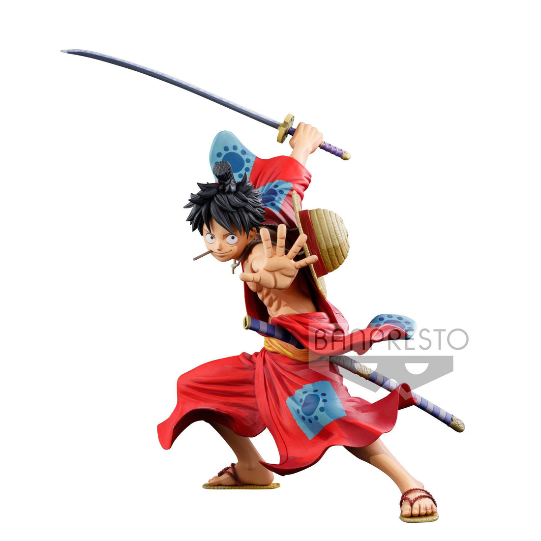 One Piece Banpresto World Figure Colosseum 3 Super Master Stars Piece The Monkey D. Luffy Manga Dimensions - Glacier Hobbies - Banpresto
