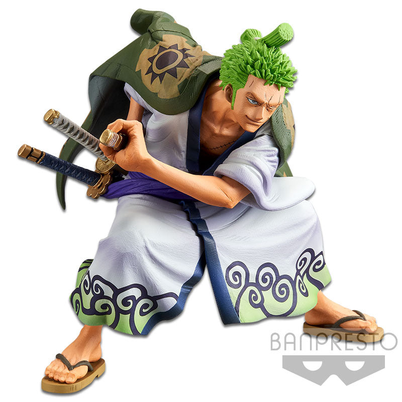 One Piece King of Artist The Roronoa Zoro Wanokuni - Glacier Hobbies - Banpresto