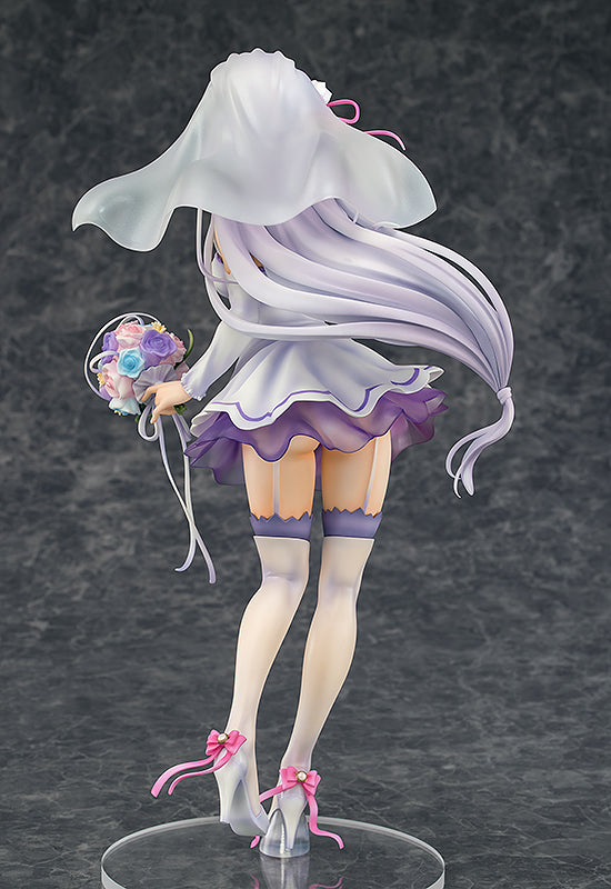 [PREORDER] Emilia: Wedding Ver.(re-run) - 1/7 Scale Figure - Glacier Hobbies - Phat! Company