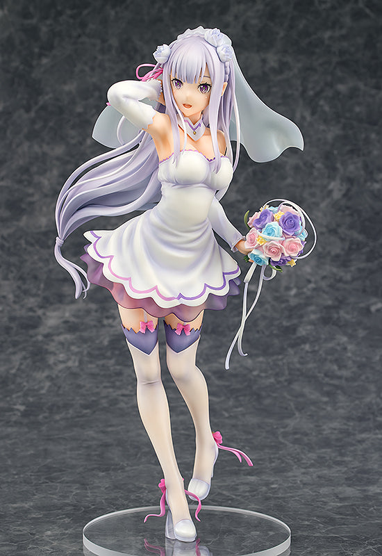 [PREORDER] Emilia: Wedding Ver.(re-run) - 1/7 Scale Figure - Glacier Hobbies - Phat! Company
