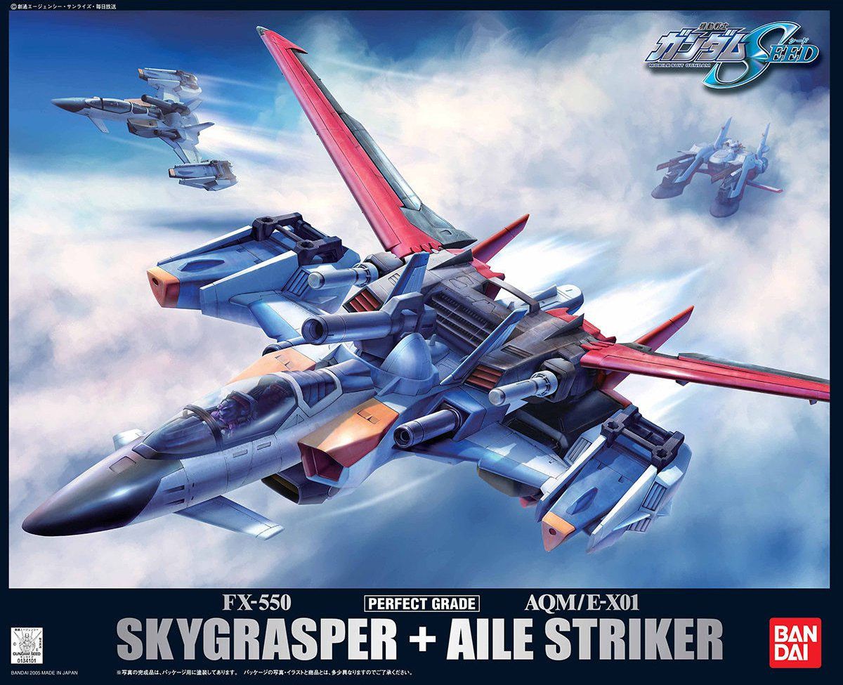 PG 1/60 Skygrasper + Aile Striker - Perfect Grade Mobile Suit Gundam SEED | Glacier Hobbies
