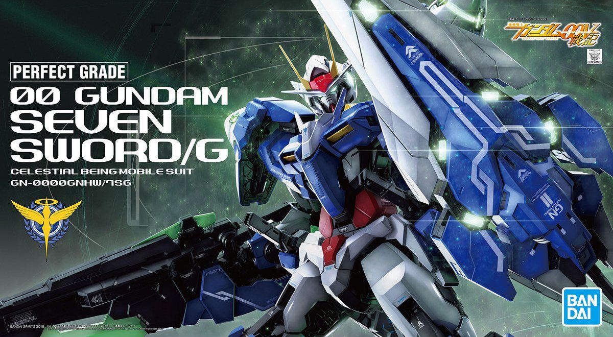 PG 1/60 00 Gundam Seven Sword/G - Perfect Grade Mobile Suit Gundam 00V: Battlefield Record | Glacier Hobbies